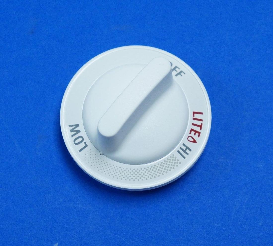 GE WB3K5296 Range Burner Knob White